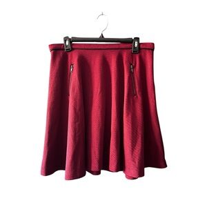 5/$25 Red Knit Skater Skirt